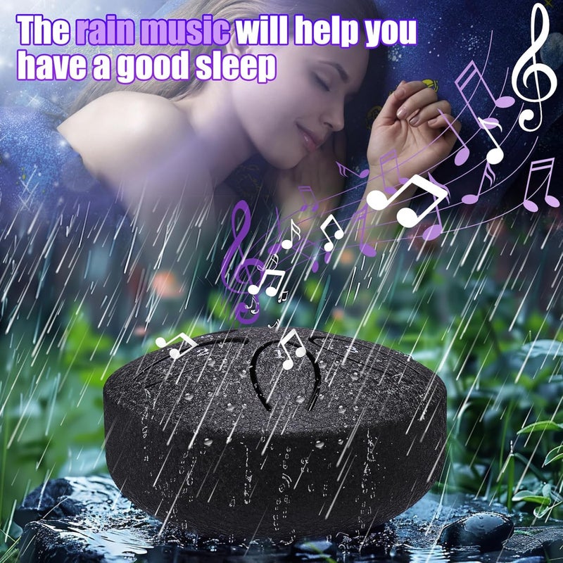 BUSOHA Rain Drum for Outside Garden - 3 Inches 6 Notes Steel Tongue Drum Waterproof Rain Chime for Garden Instrument, Mini Hand Drum Outdoor - Image 2